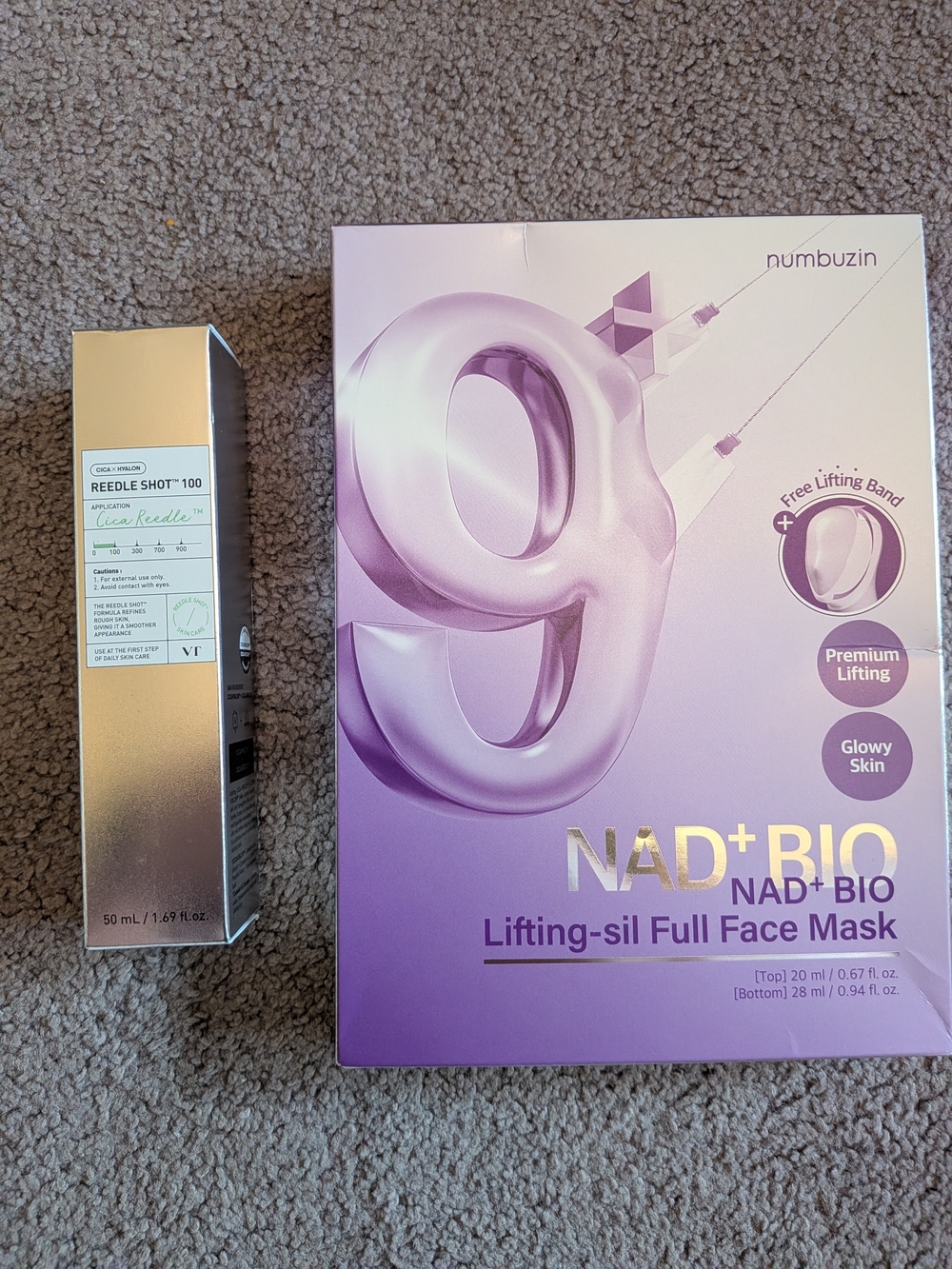 Beauty Bundle! ❤️✨🎀🫰🏻Numbuzin Lifting-sil Full Face Mask & Reedle Shot™ 100